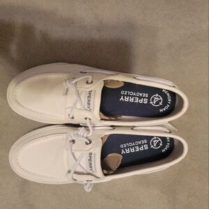 SPERRY TOPSIDER SeaCycled Bahama 3.0 Platform - White